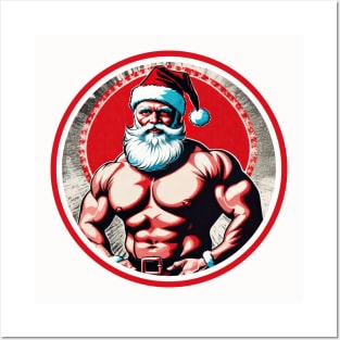 Merry Christmas Muscular Comrade Posters and Art